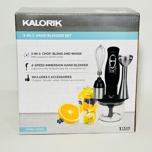 Kalorik 3-IN-1 HAND BLENDER Set